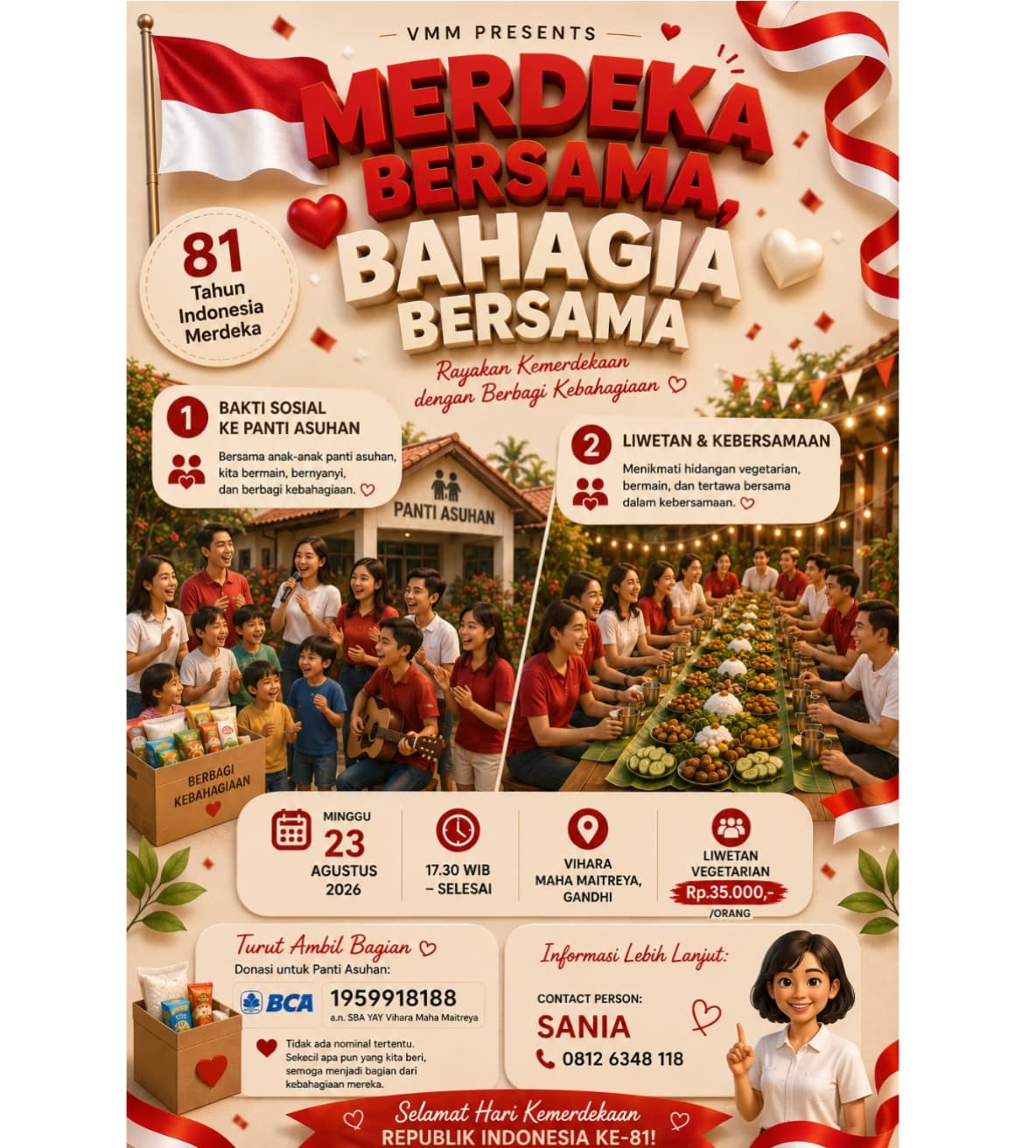 Gambar acara Merdeka Bersama, Bahagia Bersama: Liwetan & Kebersamaan