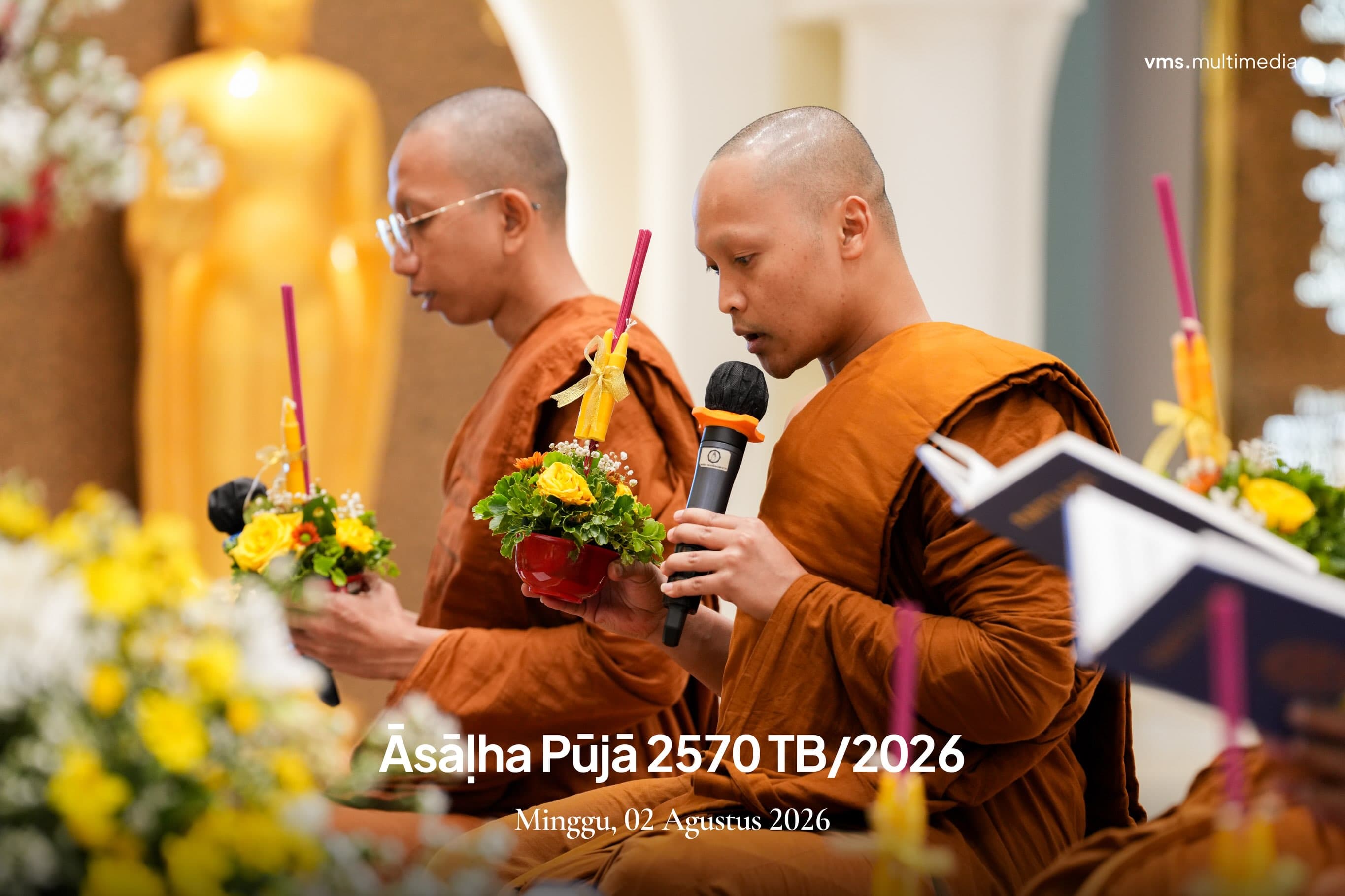 Gambar acara Dokumentasi: Āsāḷha Pūjā 2570 TB/2026 (Laporan Kegiatan)