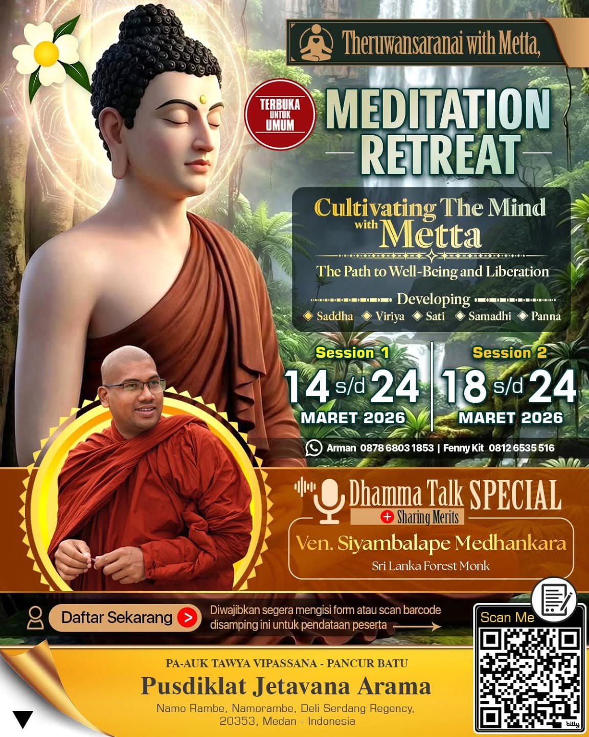 Gambar acara Meditation Retreat: Cultivating the Mind with Metta
