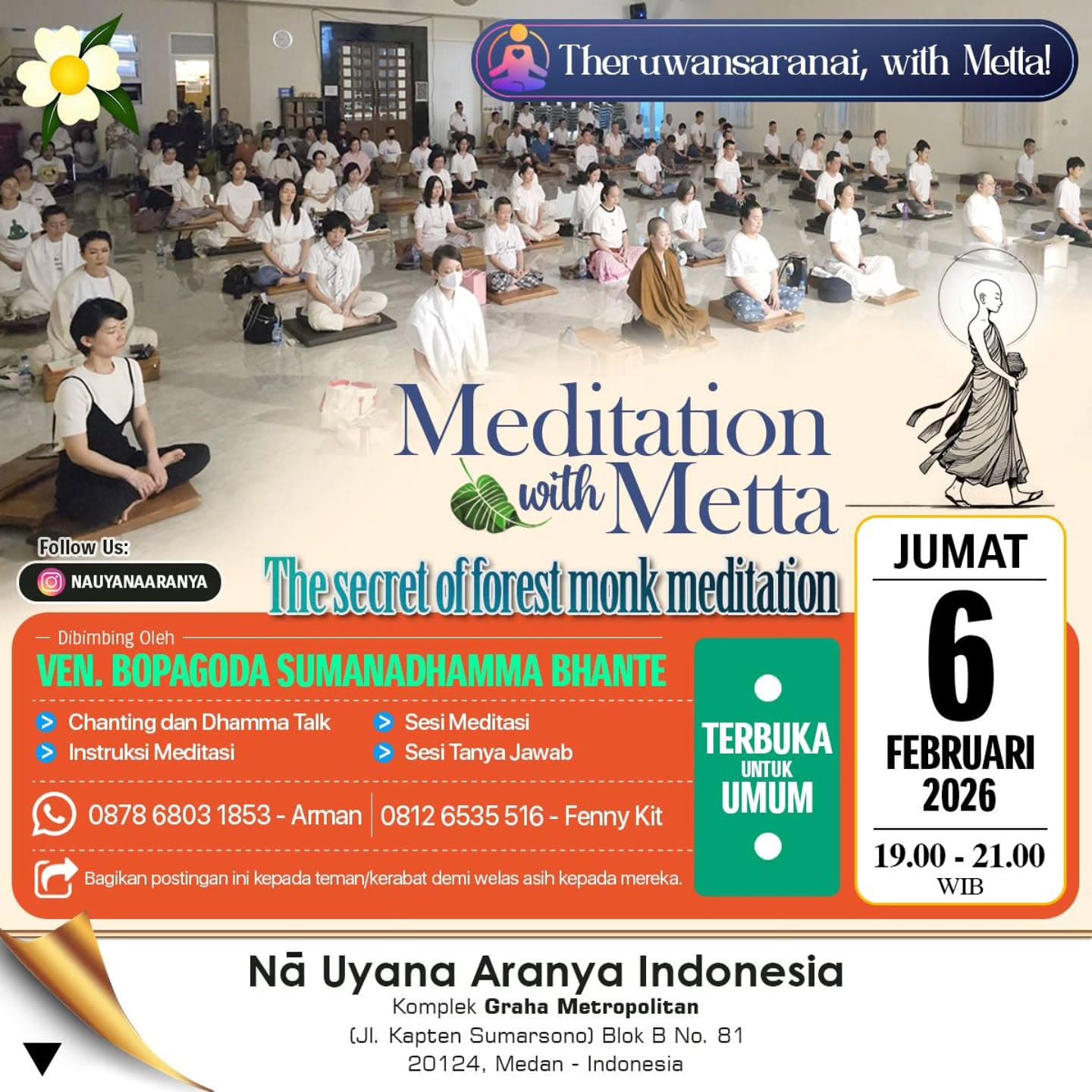 Gambar acara Meditation with Metta