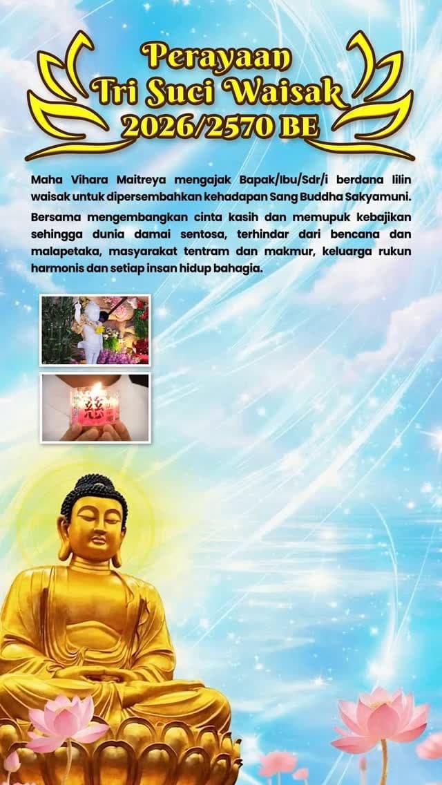 Gambar acara Perayaan Tri Suci Waisak 2570 BE / 2026
