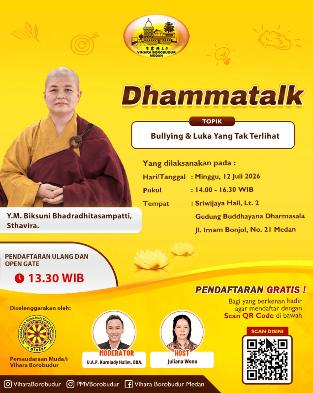 Gambar acara Dhammatalk: "Bullying & Luka Yang Tak Terlihat"
