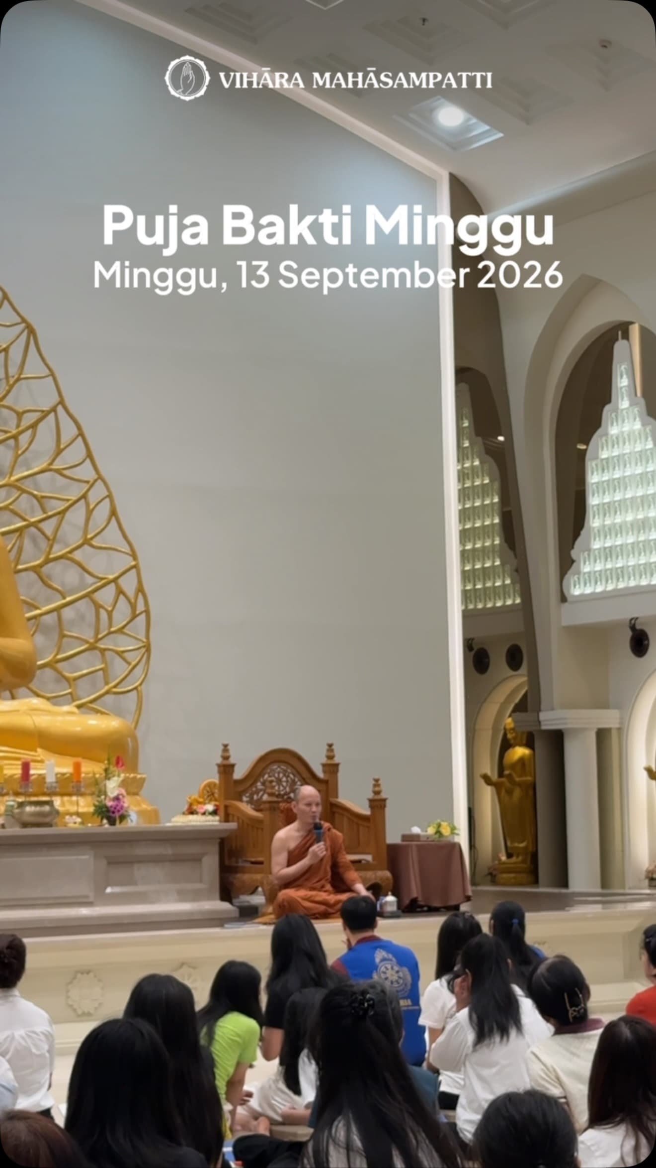 Gambar acara Dokumentasi: Puja Bakti Minggu, 13 September 2026