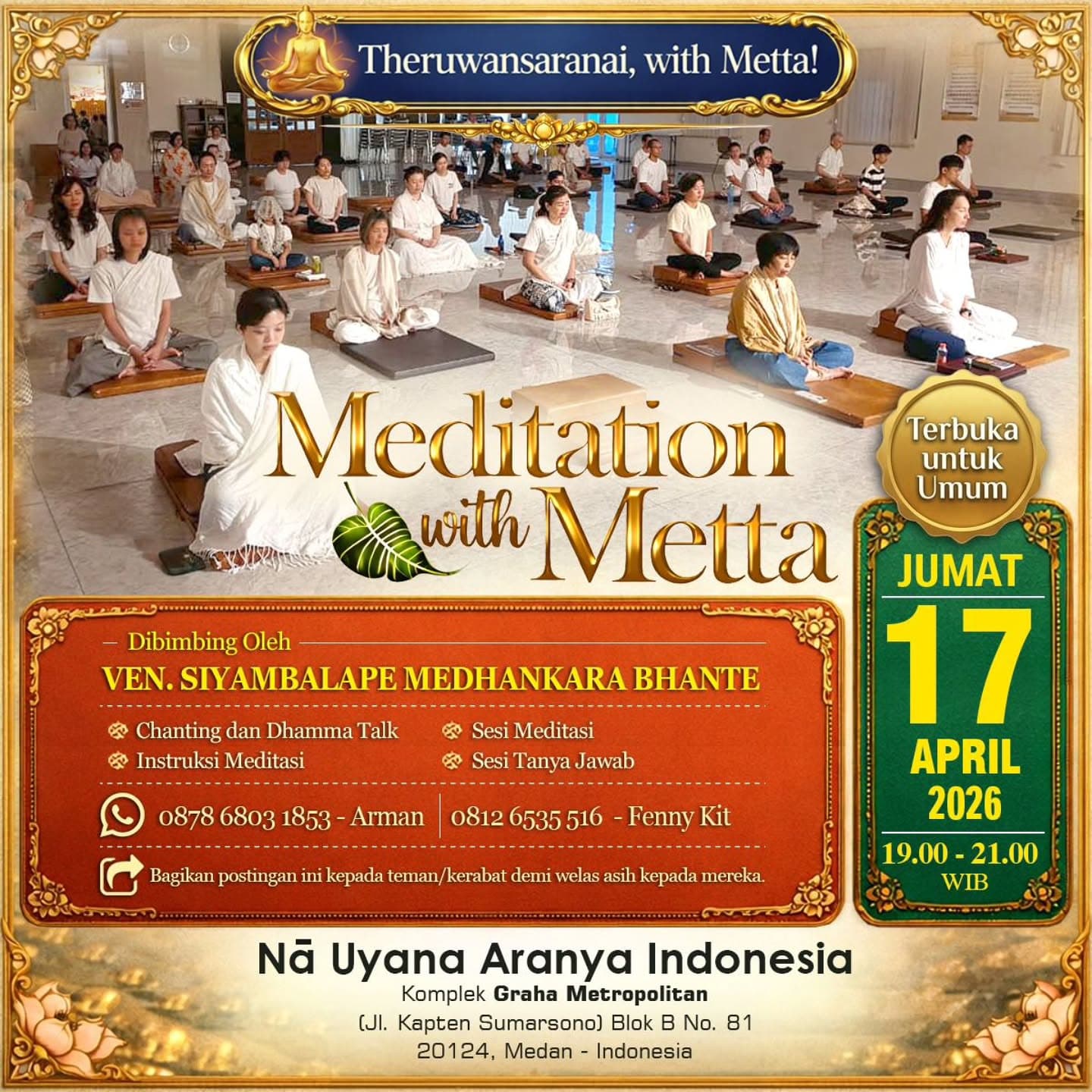 Gambar acara Meditation with Metta