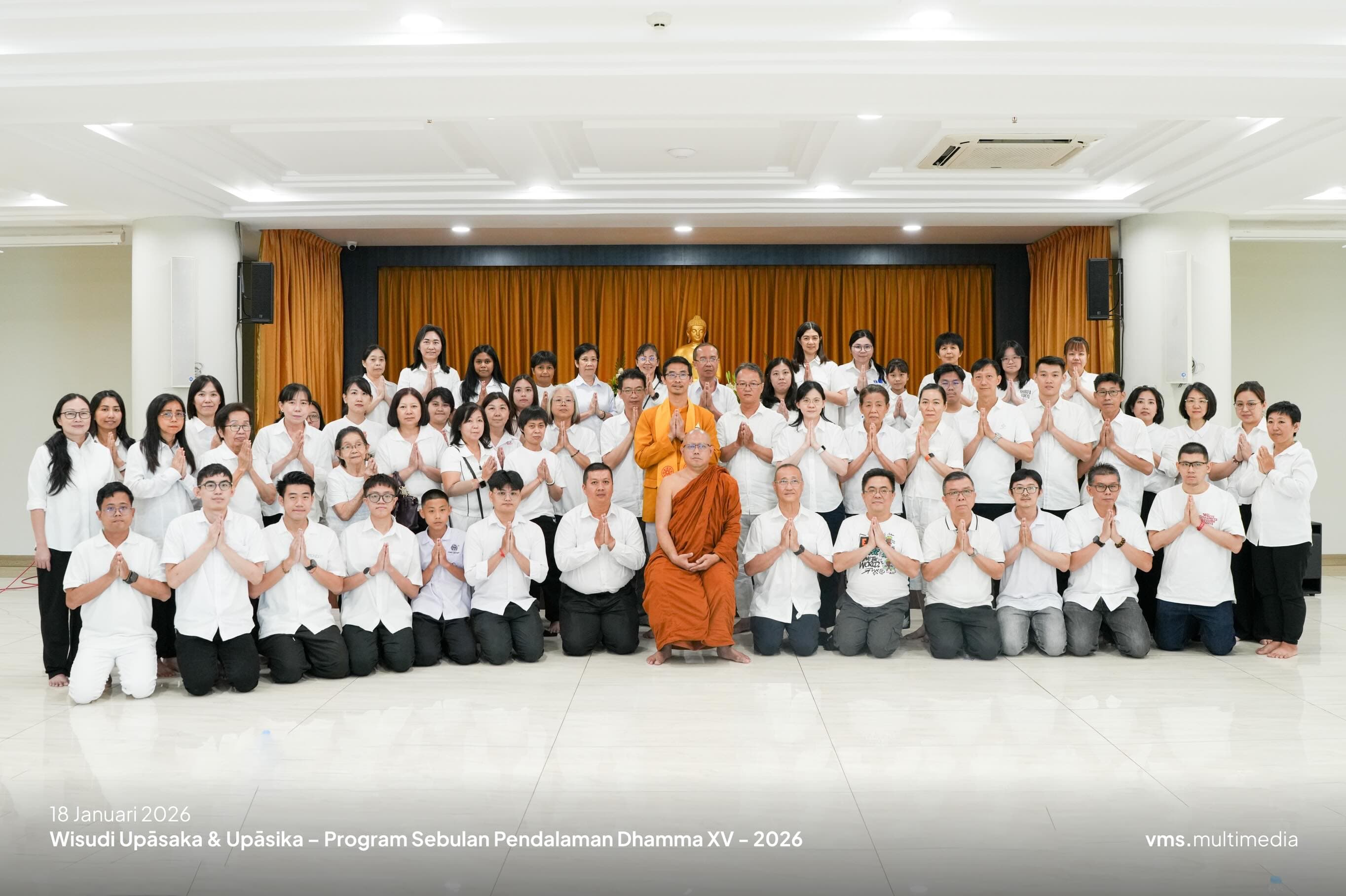 Gambar acara Dokumentasi: Wisudi Upāsaka & Upāsikā SPD XV – 2026