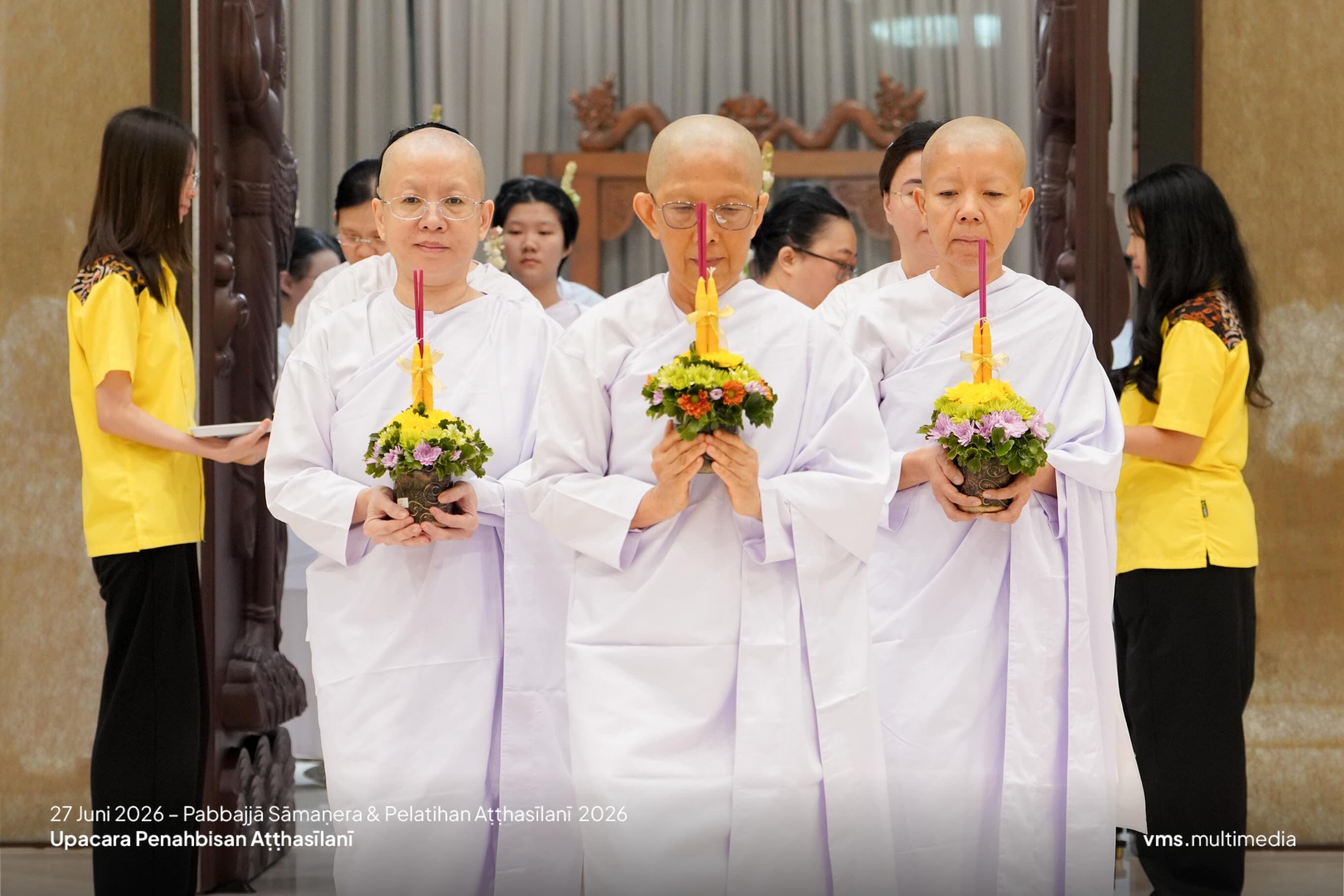 Gambar acara Dokumentasi: Pabbajjā Sāmaṇera & Pelatihan Aṭṭhasīlanī Umum 2026