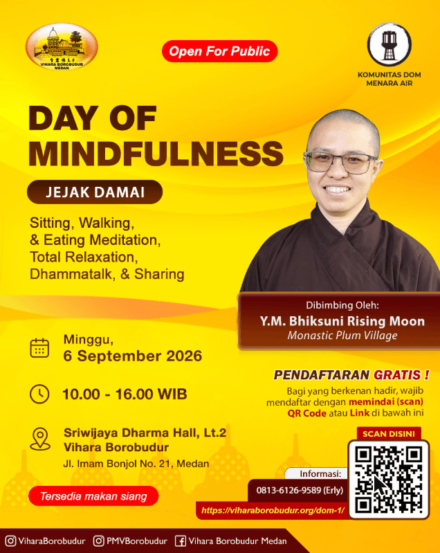 Gambar acara Day of Mindfulness: "Jejak Damai"