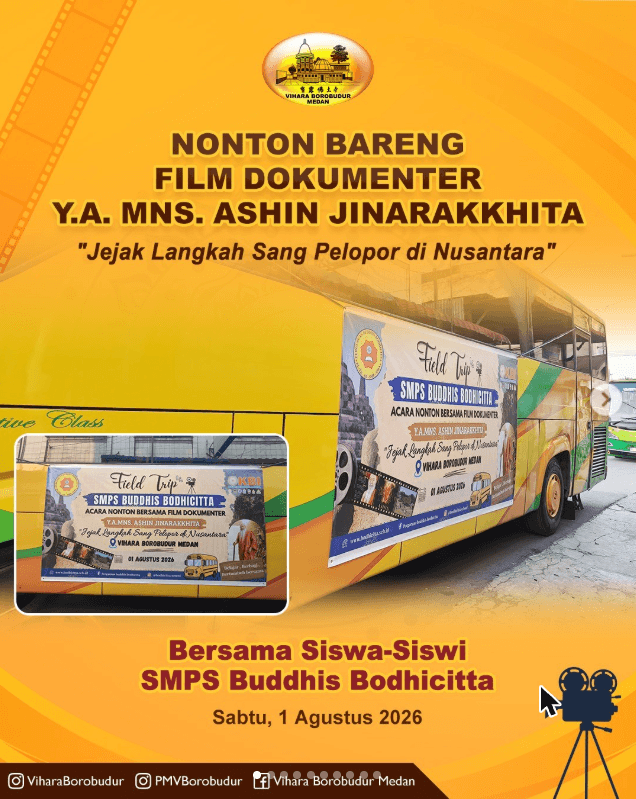 Gambar acara Nonton Bareng Film Dokumenter Y.A. Mns. Ashin Jinarakkhita (SMP Buddhis Bodhicitta)