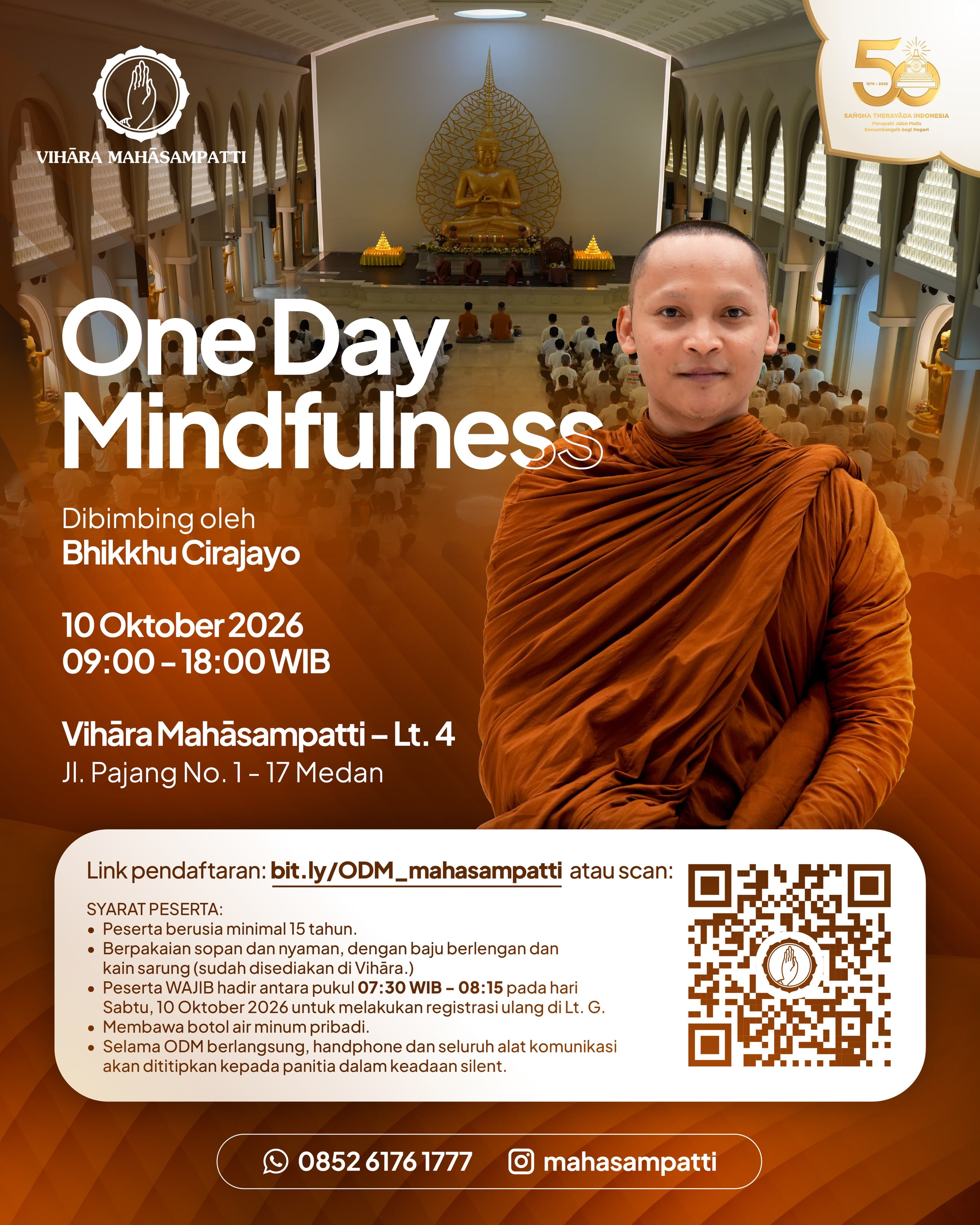 Gambar pengumuman: Pendaftaran One Day Mindfulness Ditutup