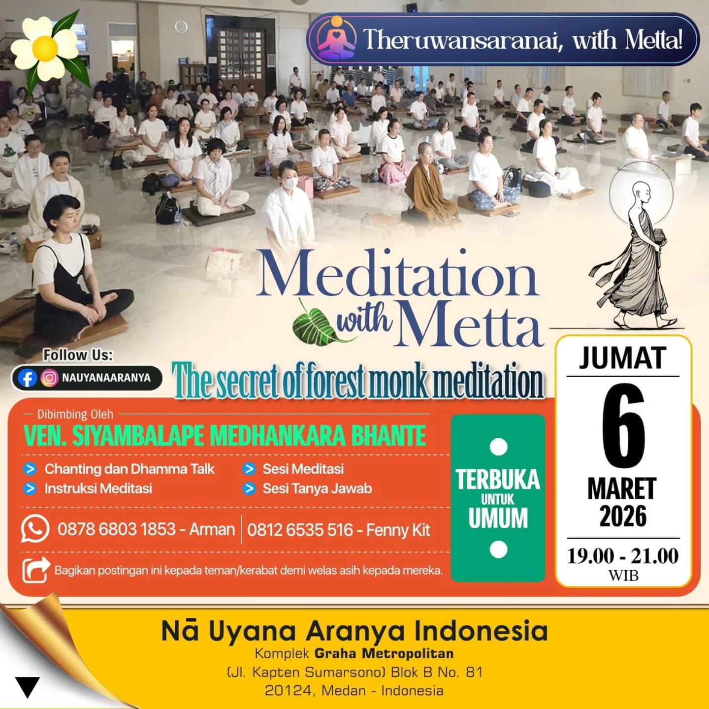 Gambar acara Meditation with Metta