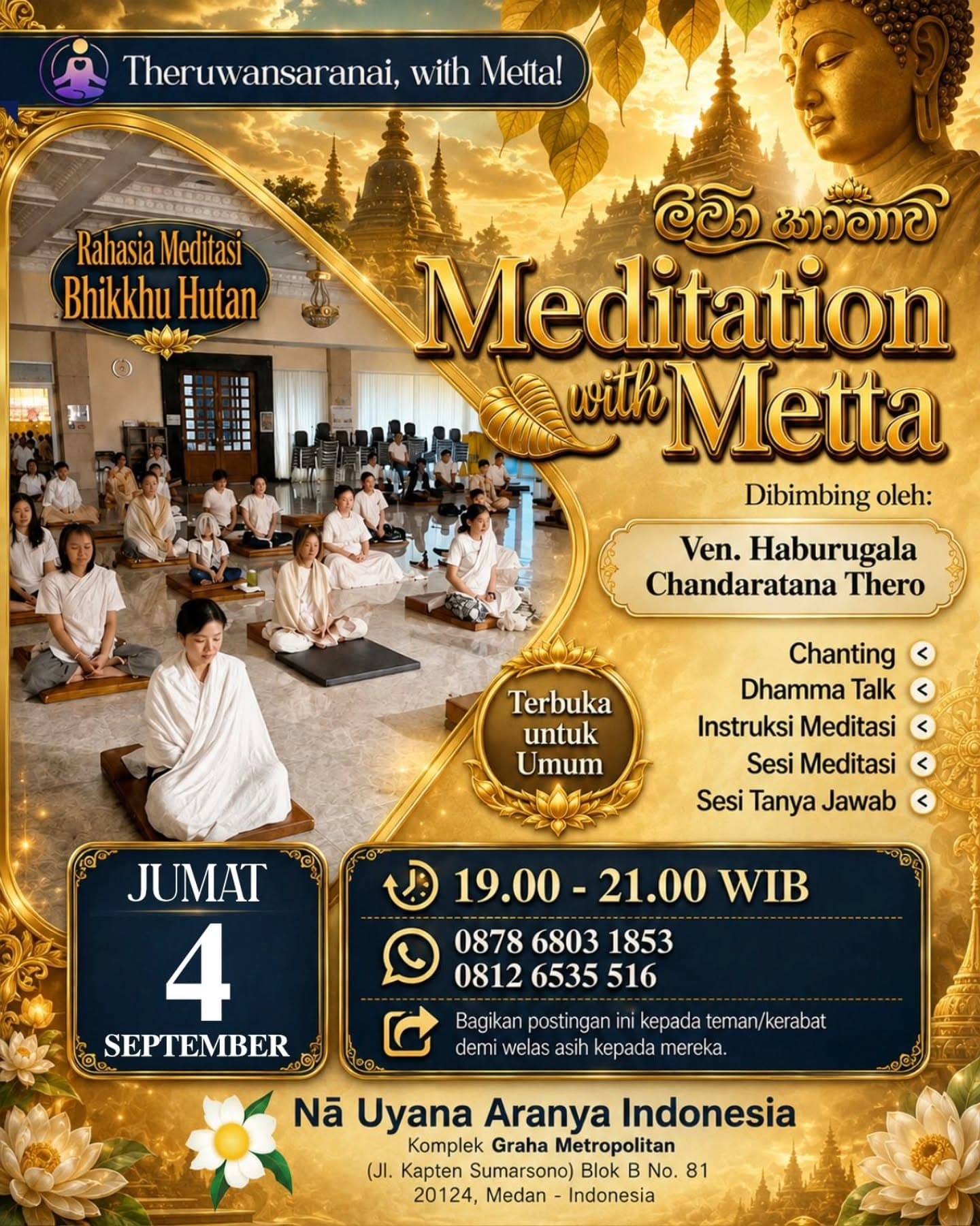 Gambar acara Program Meditasi: Meditation with Metta