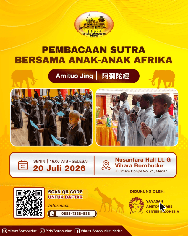 Gambar acara Pembacaan Sutra Bersama Anak-Anak Afrika (Amitofo Care Center)